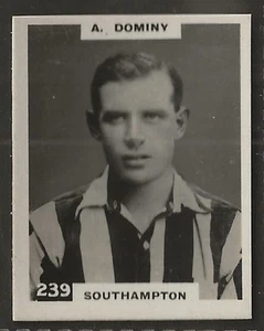 PINNACE FOOTBALL-PHOTO BACK-#0239- SOUTHAMPTON - A. DOMINY  - Picture 1 of 2