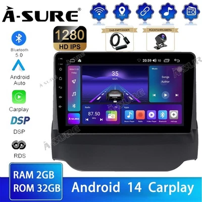 DAB KAM Android 14 Für Ford EcoSport Bj 2012-2017 Autoradio Carplay Radio FM GPS - Bild 1 von 4