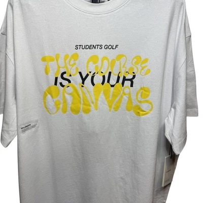 Students Golf The Course is Your Canvas T-Shirt (White) XXL NWT - Image 1 of 4