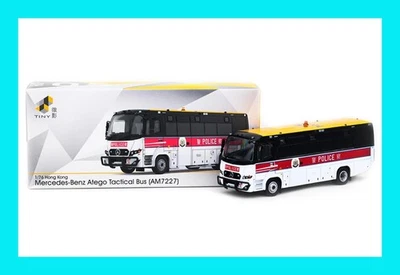 AUG 2025 Tiny #05 Mercedes Benz Atego HK Police APT Tactical Bus (AM7227) 1/76 - Image 1 of 4