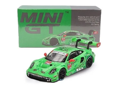 MiniGT Porsche 911 GT3-R 'AO Racing Team Rexy' Daytona 24 horas 2024 - escala 1/64 Foto 1 de 4