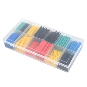 280pcs Cable Heat Shrink Tubing Sleeve Tube 2:1 Supply Assortment Fittings Set - Picture 1 of 12