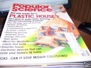 Popular Science 8/1988 Plastic House? - Picture 1 of 1