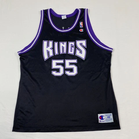 90 Vintage Sacramento Kings Jersey XL 48 Jason Williams White Chocolate Champion Cover
