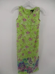Hype Dress Size 8 Sleeveless Floral Round Neck Zip Close  - Picture 1 of 10