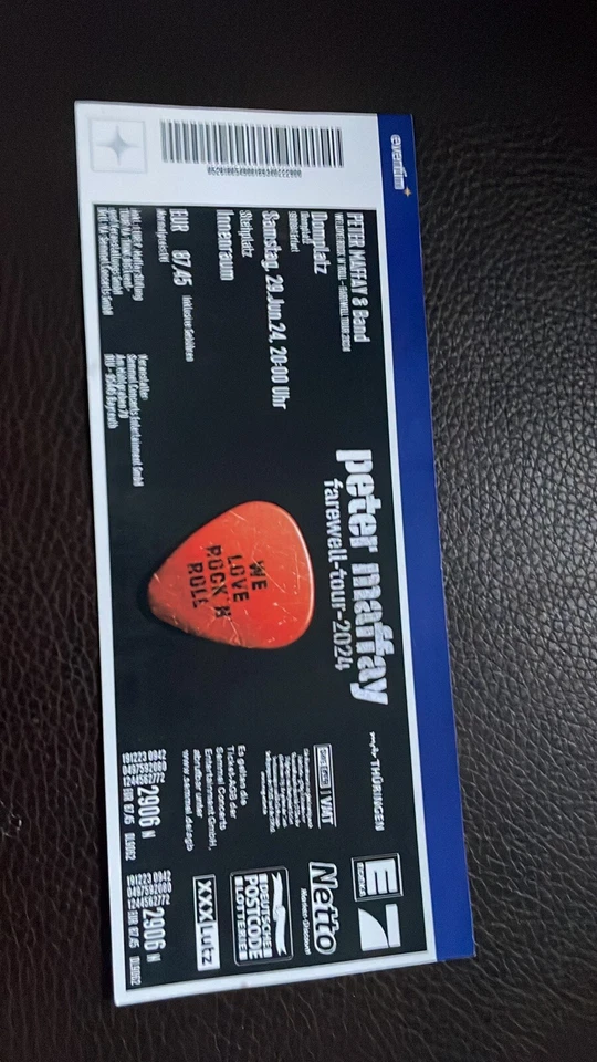 Ticket vom Peter Maffay - Bild 1 von 1