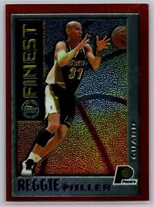 1995-96 Topps Finest - Mystery #M14 Reggie Miller Indiana Pacers NBA Card - Bild 1 von 2