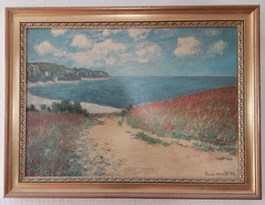 Replik von Claude Monet: »Strandweg zwischen den Weizenfeldern« (1882) - Bild 1 von 2