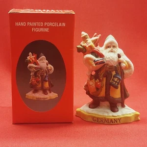 Vintage Weihnachtsmänner der Nation Germany handbemalte Porzellan Figur 1991 - Bild 1 von 10