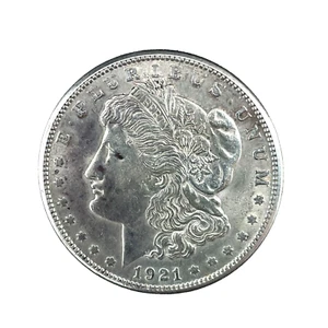 1921-S Morgan Dollar XF. 90% Silver $1 US Coin # 1328 - Picture 1 of 5