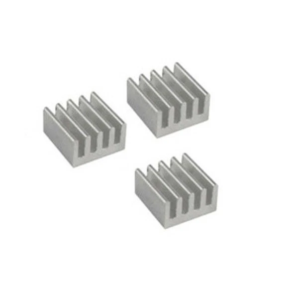 50pz Dissipatore di Calore Alluminio 8,8x8,8x5mm per Computer Memoria Chip LED Alimentazione IC  - Immagine 1 di 1