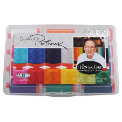 AURIFIL COLLECTION BASICALLY BLENDERS PATRICK LOSE 12 LARGE SPOOLS 50WT - Image 1 of 3