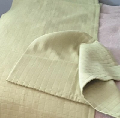 Custom Queen Bed Scarf /Pillow Cover in Green - Image 1 of 4