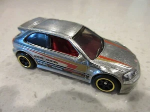 2025 Hot Wheels '99 Honda Civic Type R EK9 Silver Series Zamac Diecast Race Car - Picture 1 of 6