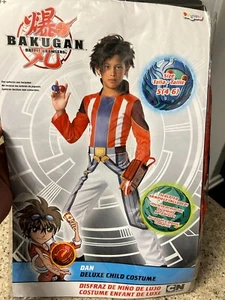 Bakugan Dan Child Costume Size Small 4-6 Battle Brawlers Cartoon Network NEW! - Picture 1 of 1