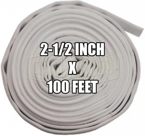 Chaqueta individual 2-1/2" x 100' todo poliéster manguera contra incendios #300 - Imagen 1 de 1