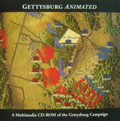 Gettysburg Animated Multimedia CD for Windows 95 & 98 : New - Image 1 of 3