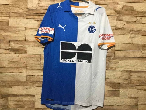 Grasshopper Club Zurich 2016 2017 Home Football Shirt Soccer Jersey Puma  Sz M Cover
