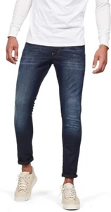G-STAR RAW REVEND SKINNY JEANS - SZ 31 / 34 DK AGED SUPER STRETCH SLANDER INDIGO - Bild 1 von 15