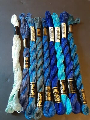 DMC Size 5 COTTON PERLE Pearl Cotton EMBROIDERY THREAD Twist Skein Lot /9 NEW 16 - Image 1 of 4