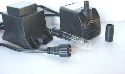 Bomba fuente interior Jebao WP450L con luz halógena de 10 vatios - 118 gph Foto 1 de 4