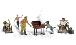 Woodland Scenics ~ N Scale People ~ Backyard Barbeque ~ A2209  - Picture 1 of 1
