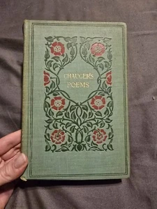 Poetical Works of Geoffrey Chaucer 1900 HC - Picture 1 of 9