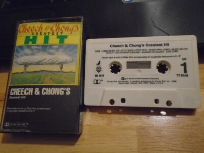 RARE OOP Cheech & Chong CASSETTE TAPE Greatest Hit comedy marijuana 1981 DAVE ! - Image 1 of 2