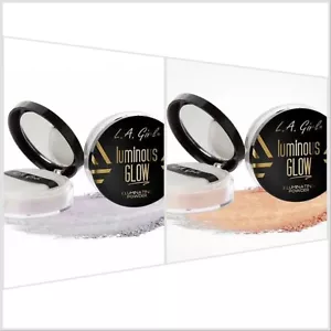 L.A. Girl Luminous Glow Illuminating Powder LOT Holographic Stardust &Sunkissed - Picture 1 of 10