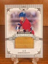 2022 Leaf Lumber Hockey Steve Shutt Game Used Lumber Relic #/2