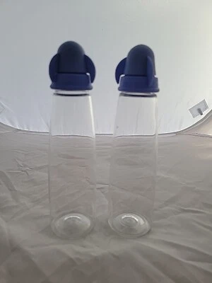 Tupperware Set di Olio e Aceto, Trasparente con Cime Blu, 6 once  - Immagine 1 di 3