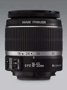 Canon Ef-S Zoomobjektiv 18–55 mm f/3,5–5,6 IS für Canon Spiegelreflexkameras 5E - Bild 1 von 3