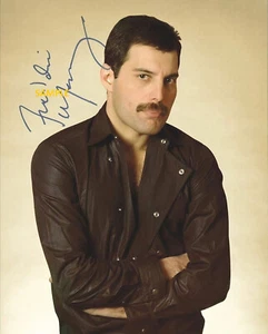 FREDDIE MERCURY REPRINT PHOTO 8X10 SIGNED AUTOGRAPHED CHRISTMAS MAN CAVE QUEEN - Picture 1 of 1