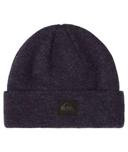Quiksilver Beanie Cuff Knit Beanie Unisex Performer 2 Navy - Picture 1 of 2