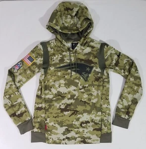 Nike On Field NEW ENGLAND PATRIOTS NFL Salute to Service Camo Hoodie Womens XS - Picture 1 of 9