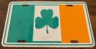 Ireland Flag Booster License Plate Irish Clover Leaf Vintage