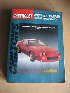 Chilton's Chevrolet Camaro 1982-92 Repair Manual