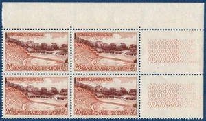 1957-Bloc de 4 Timbres France Neuf**(BDF)/Bimillenaire de Lyon-Stamp..Yv.1124 - Foto 1 di 1