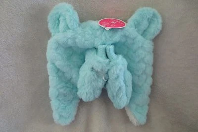 Conjunto de sombrero y mitones de piel sintética como nuevo para niñas pequeñas/el lugar de los niños nuevo 6-12 meses Foto 1 de 4