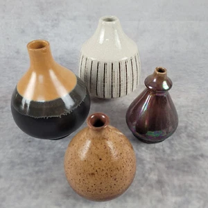 4 Vintage Keramik Vase handbemalt handgefertigt 1. Wahl Top Zustand - Bild 1 von 10