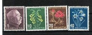 FIORI - FLOWERS SWITZERLAND 1948 Pro Juventute - Imagen 1 de 1