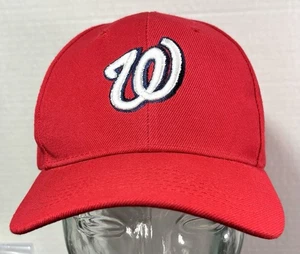 Washington Nationals Red Baseball Cap Hat One Size EUC - Picture 1 of 4