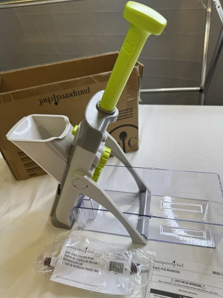 Pampered Chef Rapid prep Mandoline Food Slicer #100351 Kitchen Tool NIB - Image 1 of 4