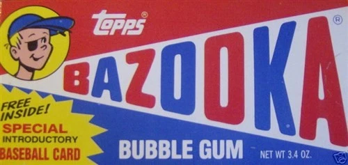 6 BOX LOT 1988 TOPPS BAZOOKA BUBBLE GUM 1 CARD PER BOX +24 PIECES OF GUM - Image 1 of 1