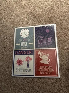 We Happy Few Limited Edition Warning Sign Sticker Sheet New - Picture 1 of 2