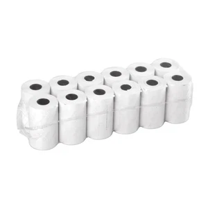 12x ROTOLI CARTA TERMICA 57x15mm ROTOLINI CASSA POS SCONTRINO FISCALE BILANCIA - Foto 1 di 5