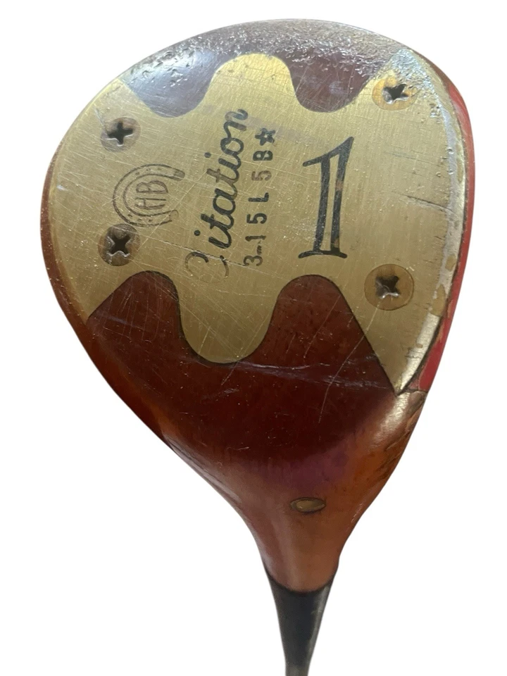 PH  & B Power Bilt Citation Driver Persimmon Head Reg. 315LB - Image 1 of 4