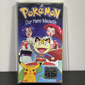 Pokemon Vol. 19: Our Hero Meowth (VHS, 1997) Brand New Sealed - Picture 1 of 8