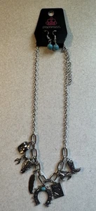 Paparazzi Saloon Girl Blue Necklace - Picture 1 of 6