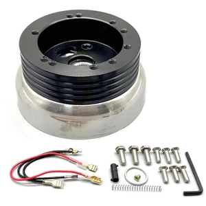 5/6 Hole Billet Steering Wheel Hub Adapter Kit Compatible With Chevy GM Flami... - Picture 1 of 4